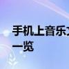 手机上音乐文件的格式是什么 常见音频格式一览